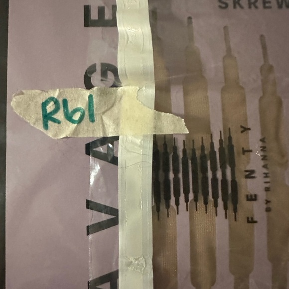 NWT, Savage X Fenty, SAVAGE X STOCKING WITH BACKSEAM, Elegant Beige, M/L - Picture 3 of 3